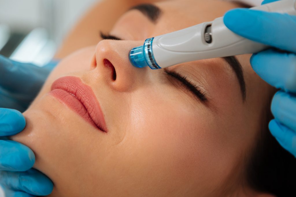 Close Up Of A Modern Device For Hydrafacial Procedure Aesthetica Skin Health Center